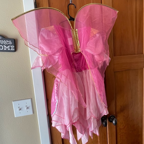 Teetot & Co Girls Pink Tulle Princess Fairy 2-piece Costume size 7/8 years - Picture 2 of 13